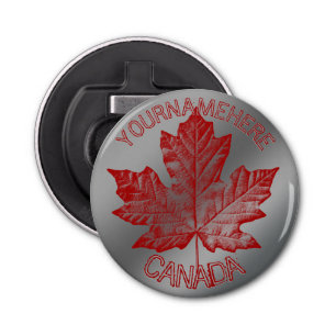 Canada Bottle Open Custom Canada Souvenirs Button Flesopener