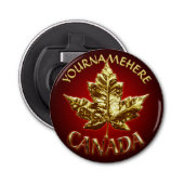 Canada Bottle Open Custom Canada Team Souvenirs Button Flesopener (Voorkant)