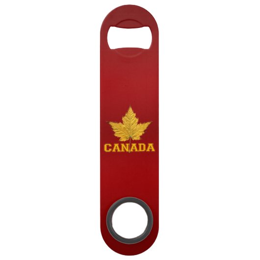 Canada Bottle Open Varsity Canada Souvenirs Speed Flessenopener (Voorkant)