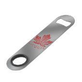 Canada Bottle Opener  Canada Souvenirs Speed Flessenopener (Voorkant Gekanteld)