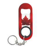 Canada Bottle Opener Custom Canada Flag Souvenir Mini Flessenopener (Voorkant)