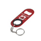 Canada Bottle Opener Custom Canada Flag Souvenir Mini Flessenopener (Achterkant Gekanteld)