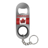 Canada Bottle Opener Custom Canada Flag Souvenir Mini Flessenopener (Achterkant)