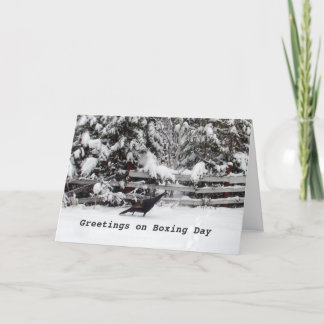 Canada Boxing Day Greeting Turkey Kaart