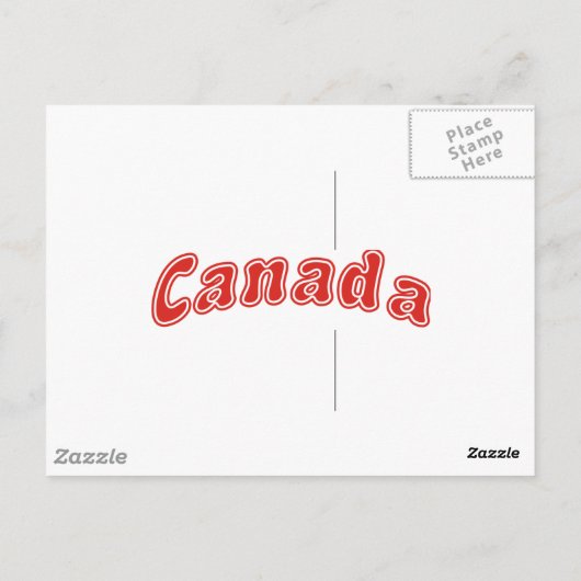 Canada Briefkaart (Achterkant)