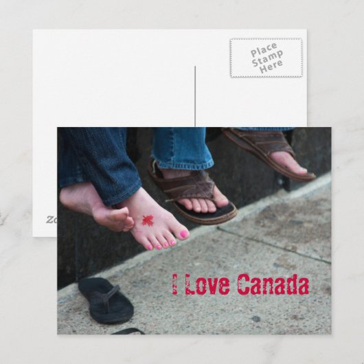 Canada briefkaart (Voorkant / Achterkant)