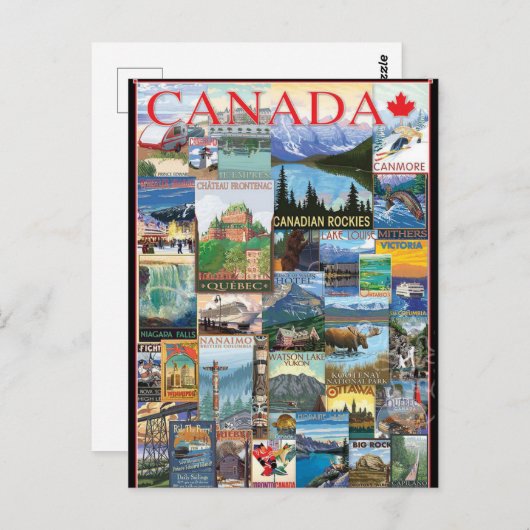 Canada Briefkaart (Voorkant / Achterkant)