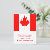 Canada Briefkaart (Staand voorkant)