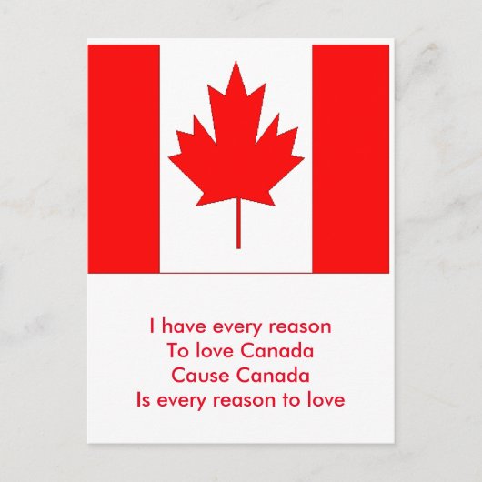 Canada Briefkaart (Voorkant)