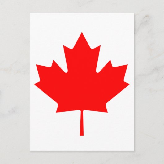 canada briefkaart (Voorkant)
