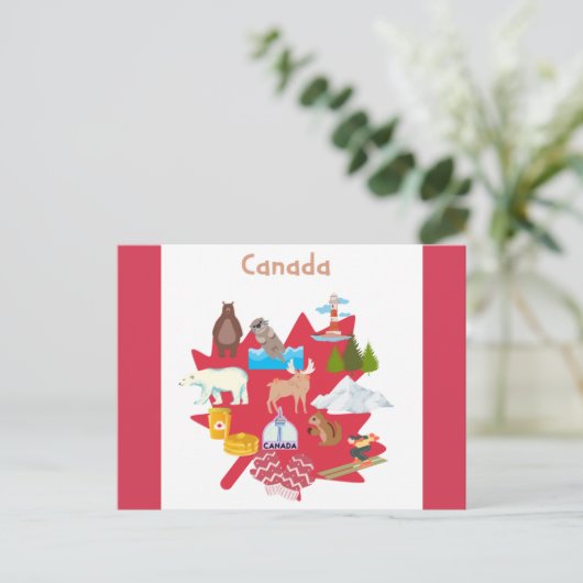 Canada Briefkaart (Staand voorkant)