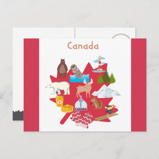 Canada Briefkaart (Voorkant / Achterkant)