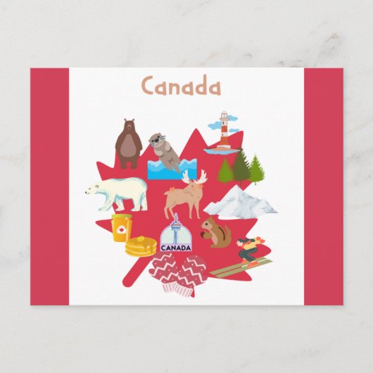 Canada Briefkaart (Voorkant)