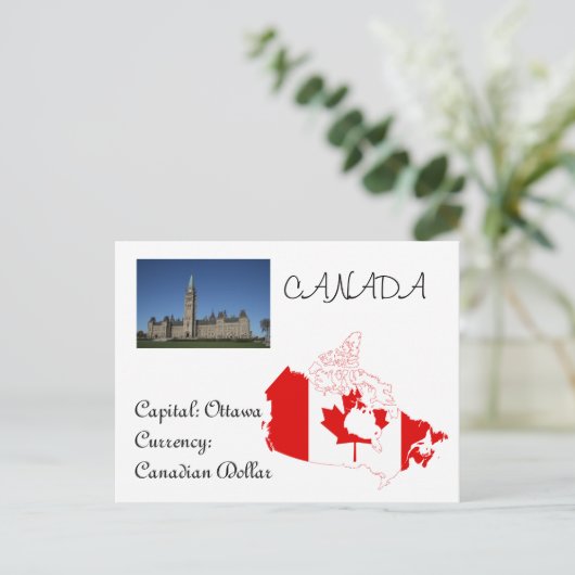 Canada Briefkaart (Staand voorkant)