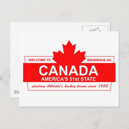 Canada Briefkaart (Voorkant / Achterkant)