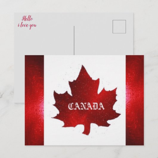 CANADA-Briefkaart Briefkaart (Voorkant / Achterkant)