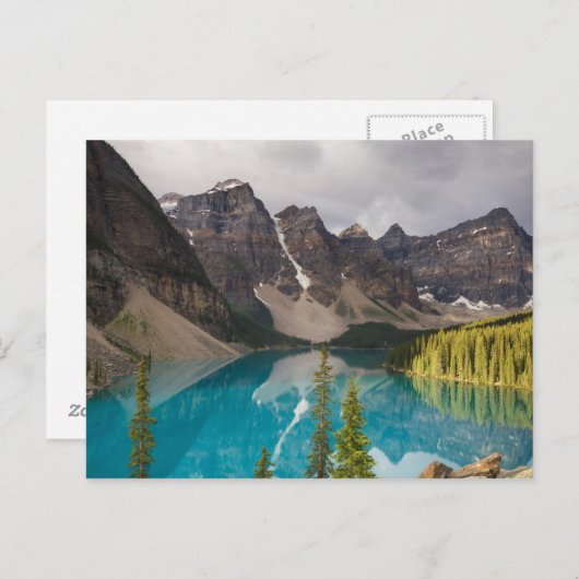 Canada - briefkaart van het meer van Moraine (Voorkant / Achterkant)