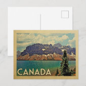 Canada Briefkaart Vintage Travel (Voorkant / Achterkant)