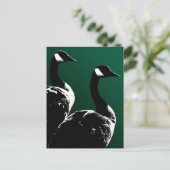 Canada Briefkaarten Custom Canada Goose Briefkaart (Staand voorkant)