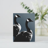 Canada Briefkaarten Custom Canada Goose Briefkaart (Staand voorkant)