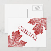 Canada Briefkaarten Custom Canada Souvenir Briefka (Voorkant / Achterkant)