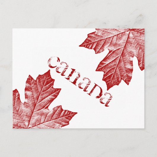 Canada Briefkaarten Custom Canada Souvenir Briefka (Voorkant)