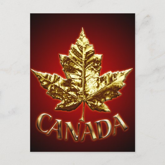Canada Briefkaarten Gold Canada Souvenir Briefkaar (Voorkant)