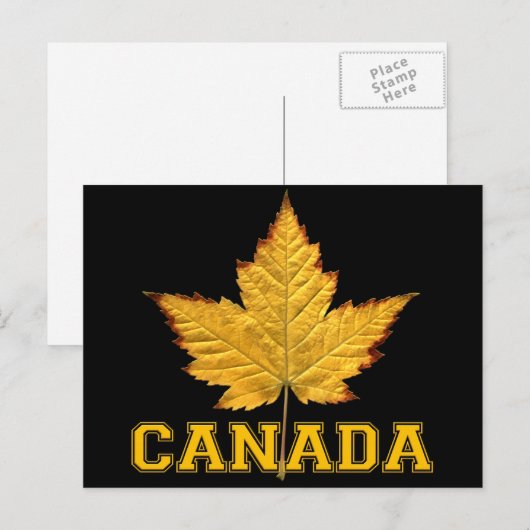 Canada Briefkaarten Varsity Canada Souvenir Briefk (Voorkant / Achterkant)