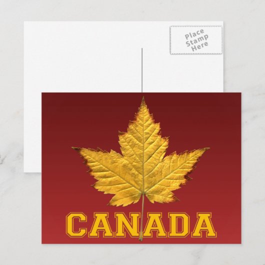 Canada Briefkaarten Varsity Canada Souvenir Briefk (Voorkant / Achterkant)