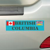 Canada - British Columbia Bumpersticker (Op auto)