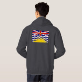 Canada British Columbia Flag Hoodie (Achterkant volledig)