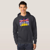 Canada British Columbia Flag Hoodie (Voorkant volledig)