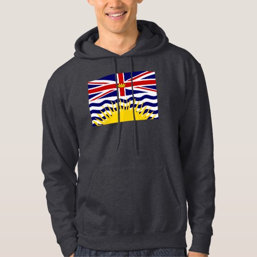 Canada British Columbia Flag Hoodie (Voorkant)