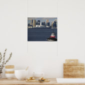 Canada, British Columbia, Vancouver. Downtown Poster (Keuken)