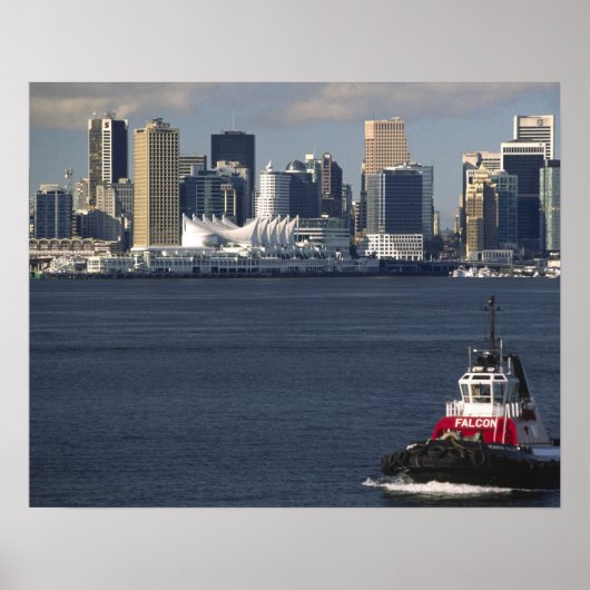 Canada, British Columbia, Vancouver. Downtown Poster (Voorkant)