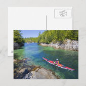 Canada, British Columbia, Vancouver Island. ZEE 2 Briefkaart (Voorkant / Achterkant)