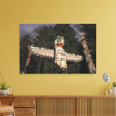 Canada, British Columbia, Vancouver. Native Canvas Afdruk (Insitu (Woonkamer))