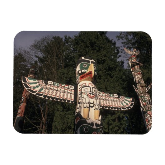 Canada, British Columbia, Vancouver. Native Magneet (Horizontaal)