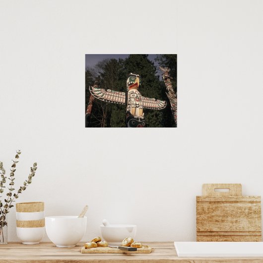 Canada, British Columbia, Vancouver. Native Poster (Keuken)