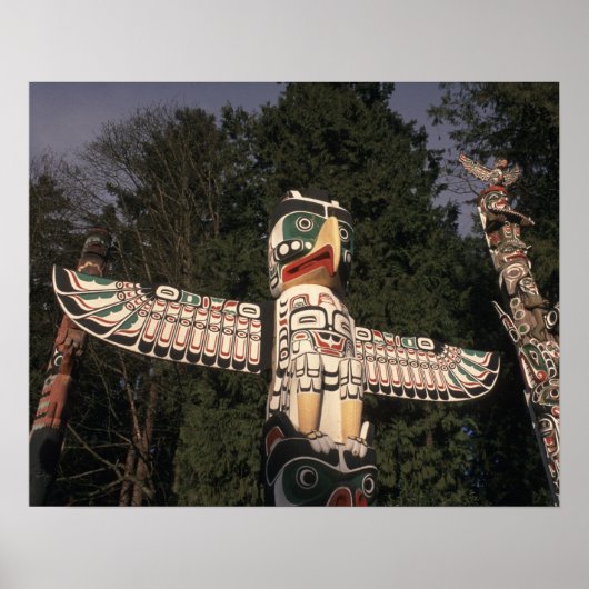 Canada, British Columbia, Vancouver. Native Poster (Voorkant)