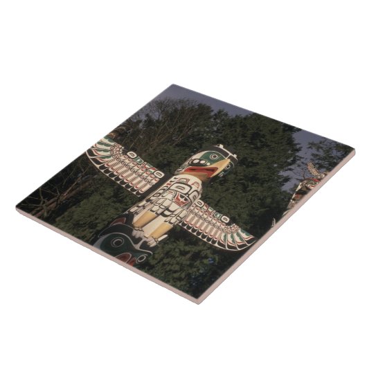 Canada, British Columbia, Vancouver. Native Tegeltje (Zijkant)