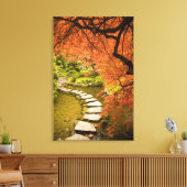 CANADA, British Columbia, Victoria. herfst Canvas Afdruk (Insitu (Woonkamer))