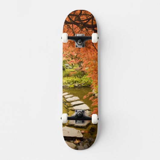 CANADA, British Columbia, Victoria. herfst Persoonlijk Skateboard (Voorkant)