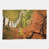 CANADA, British Columbia, Victoria. herfst Theedoek (Horizontaal)