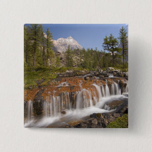 Canada, British Columbia, Yoho National Park. 2 Vierkante Button 5,1 Cm