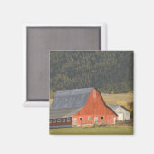 CANADA, Brits-Columbia, Enderby. Rode Schuur / Magneet (Voorkant / Achterkant)