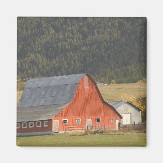 CANADA, Brits-Columbia, Enderby. Rode Schuur / Magneet (Voorkant)