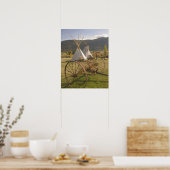 CANADA, Brits-Columbia, Enderby. Tepees & Poster (Keuken)