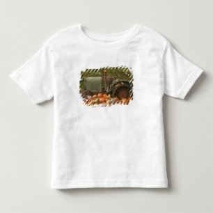 CANADA, Brits-Columbia, Keremeos. Herfst / 2 Kinder Shirts
