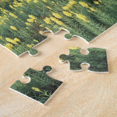 Canada, Brits-Columbia, Kitwanga. Geel Legpuzzel (Zijkant)